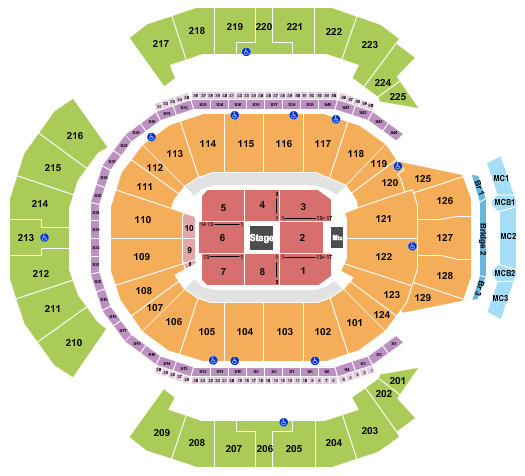 Chase Center Dave Chappelle Seating Chart
